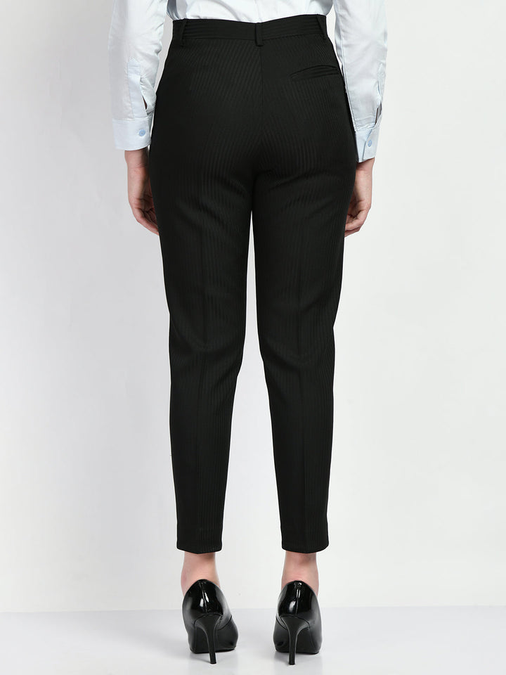 Black-Cotton-Blend-Fire-Striped-Straight-Trouser