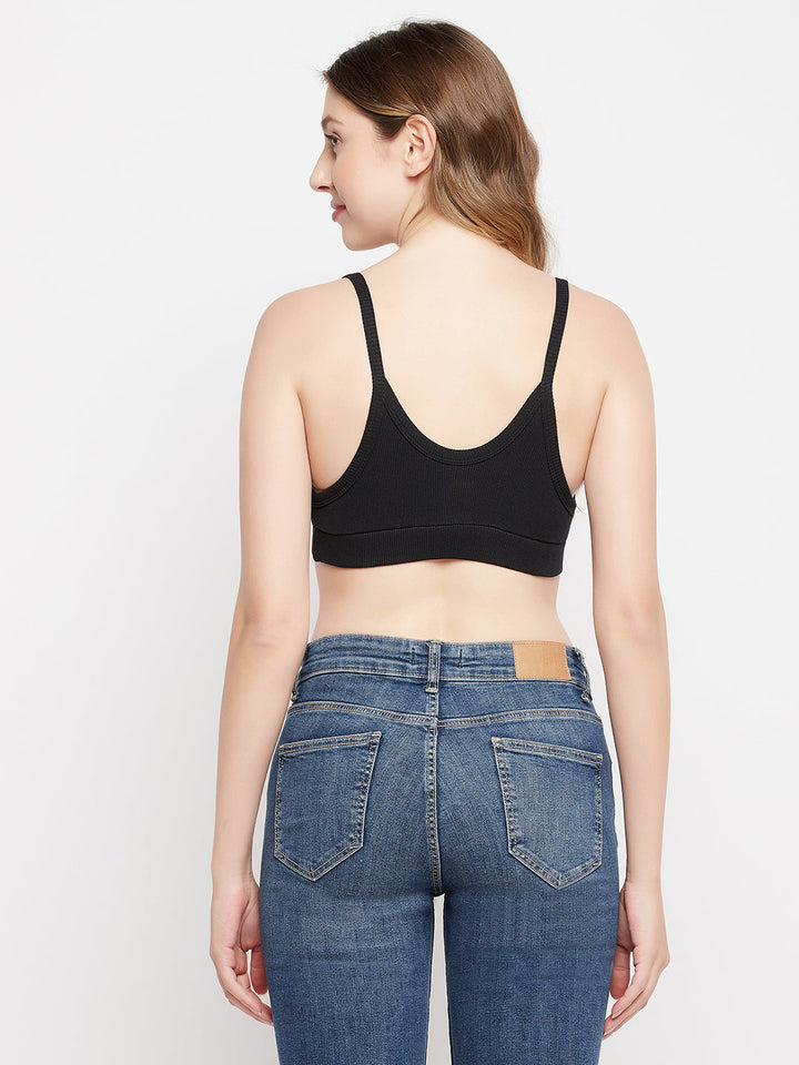 Black-Cotton-Chic-Basic-Ribbed-Cami-Crop-Top