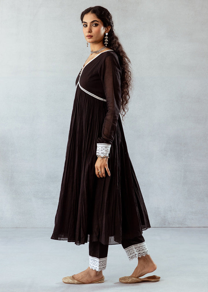 Black-Cotton-Cross-Gather-Anarkali-Set