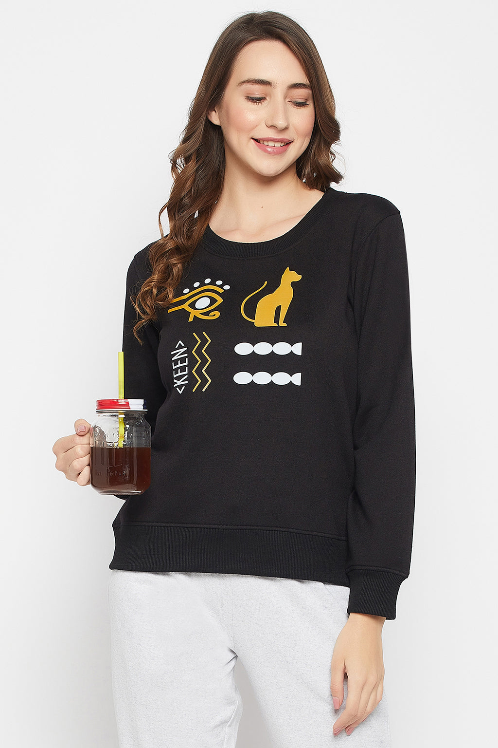 Black-Cotton-Graphic-Print-Sweatshirt