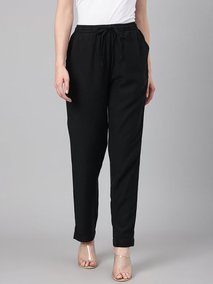 Black-Denim-Solid-Pant