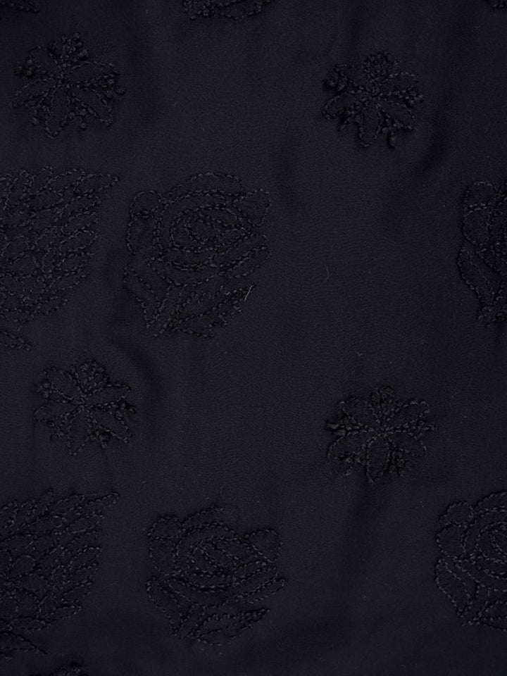 Black-Georgette-Chikankari-Tone-to-Tone-Dress-Material