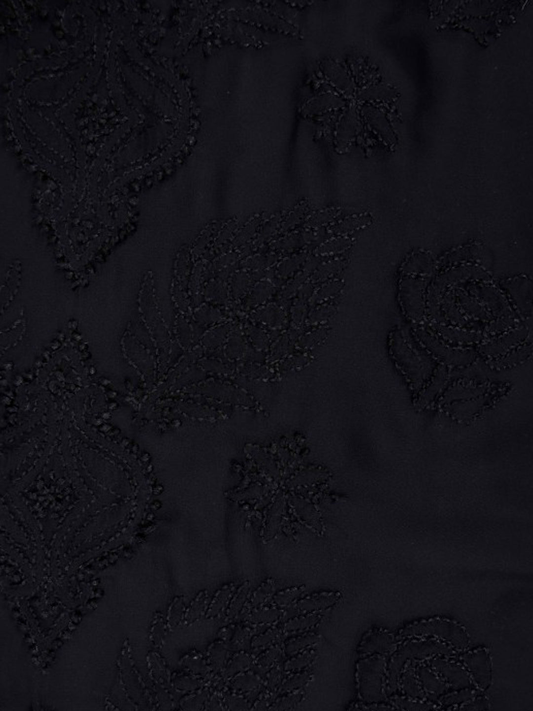 Black-Georgette-Chikankari-Tone-to-Tone-Dress-Material