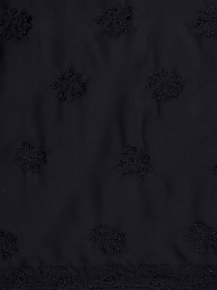 Black-Georgette-Chikankari-Tone-to-Tone-Dress-Material