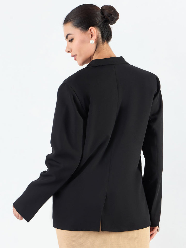 Black-Poly-Viscose-Notched-Lapel-Oversized-Fit-Blazer