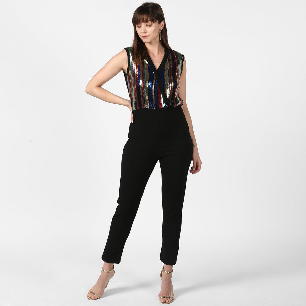 Black-&-Multi-Coloured-Polyester-Sequin-Jumpsuit