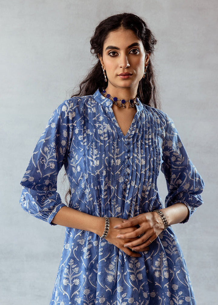 Blue-Cotton-Embroidered-3-Piece-Kurta-Set