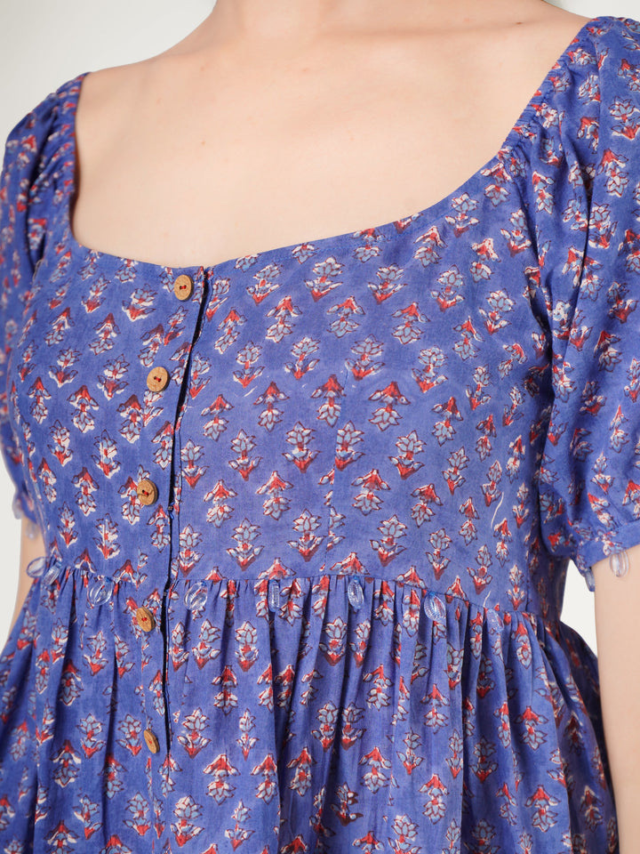 Blue-Cotton-Lace-Embellishments-Printed-Top