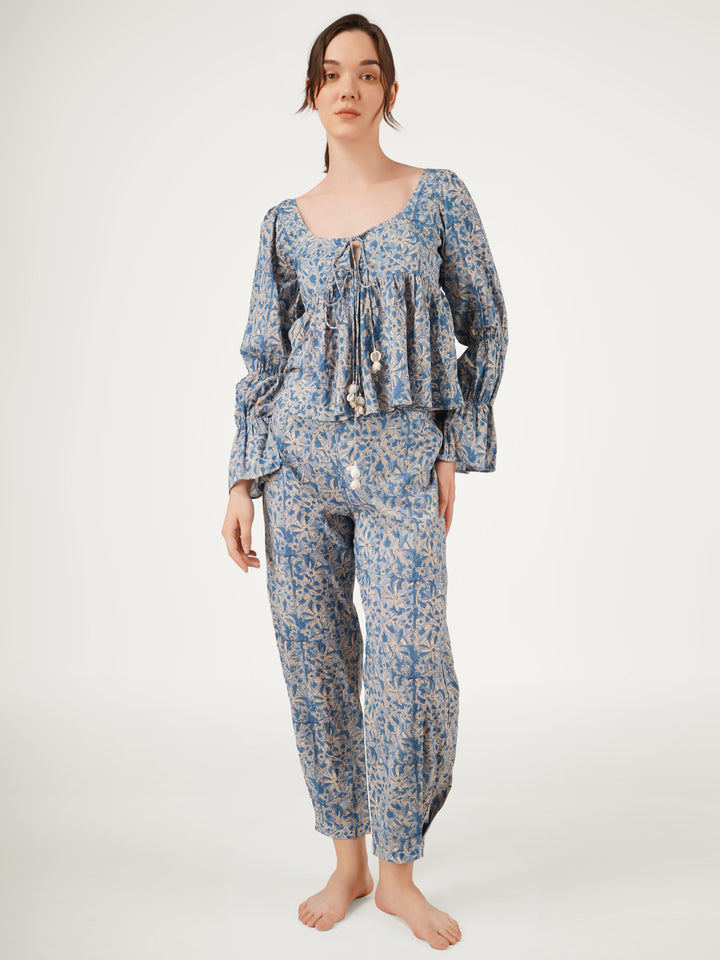 Blue-Cotton-Printed-Co-Ord-Set