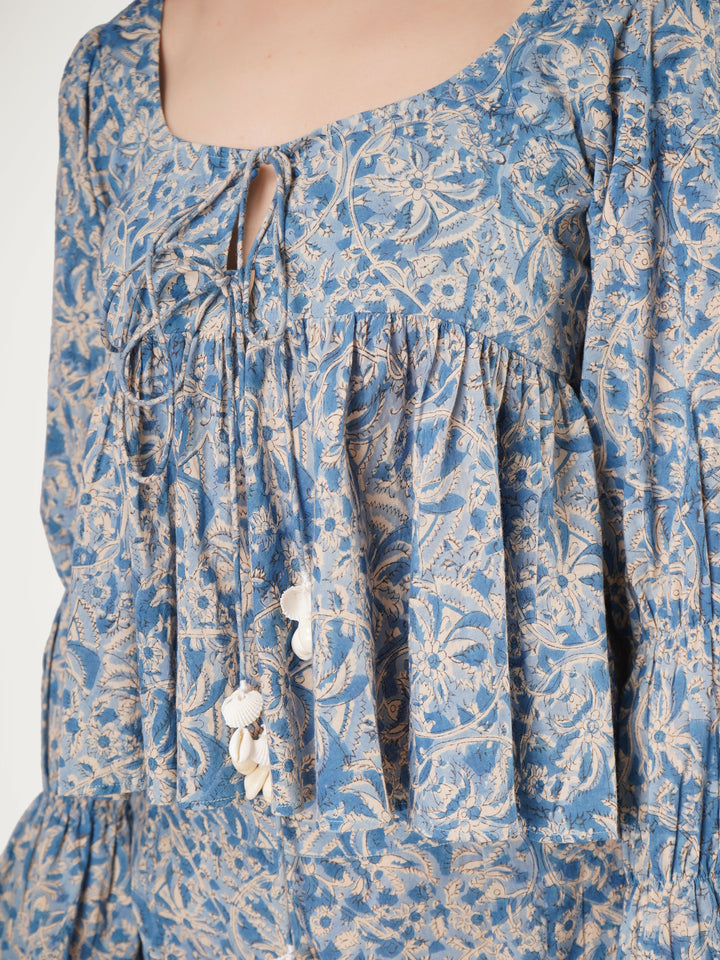 Blue-Cotton-Printed-Co-Ord-Set