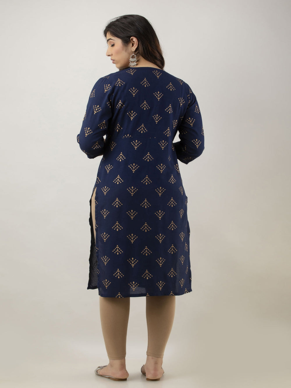Blue-Rayon-Maternity-&-Feeding-Kurta