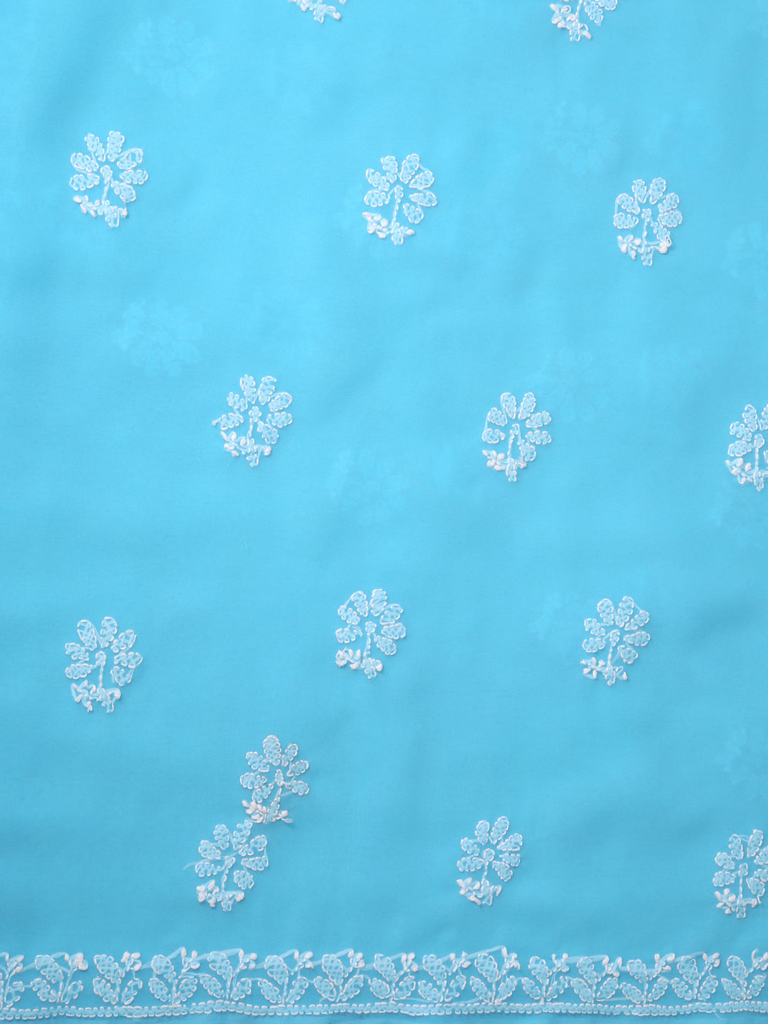 Blue-&-White-Georgette-Chikankari-Dress-Material