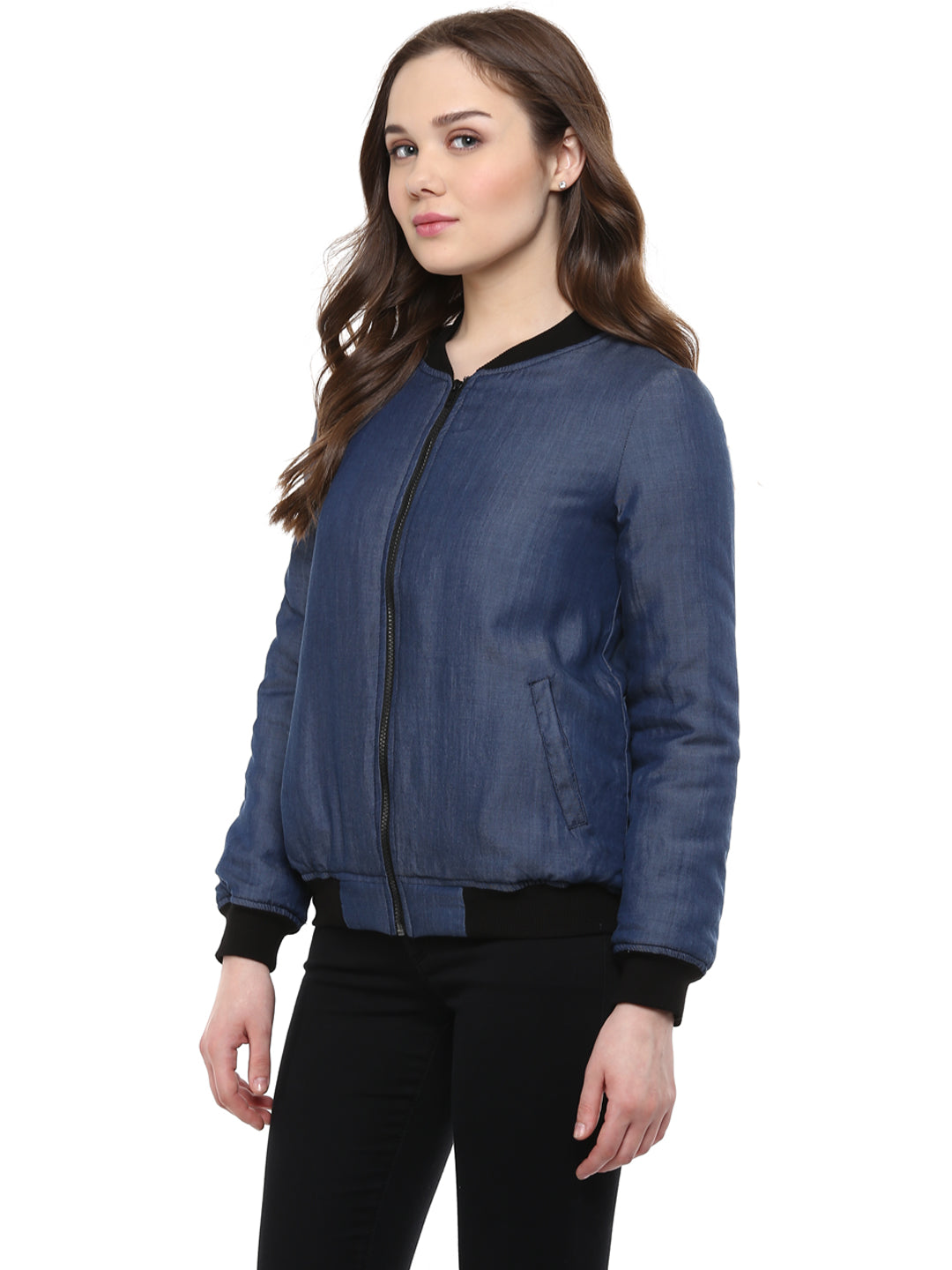 Blue-Cotton-Tencel-Denim-Bomber-Jacket