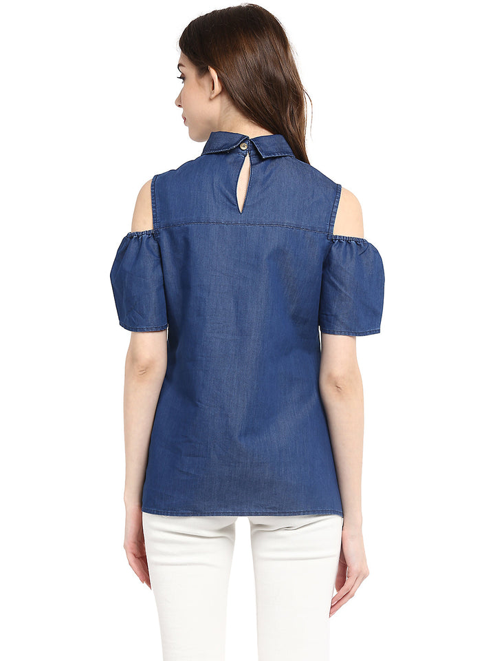 Blue-Denim-Cold-Shoulder-Top