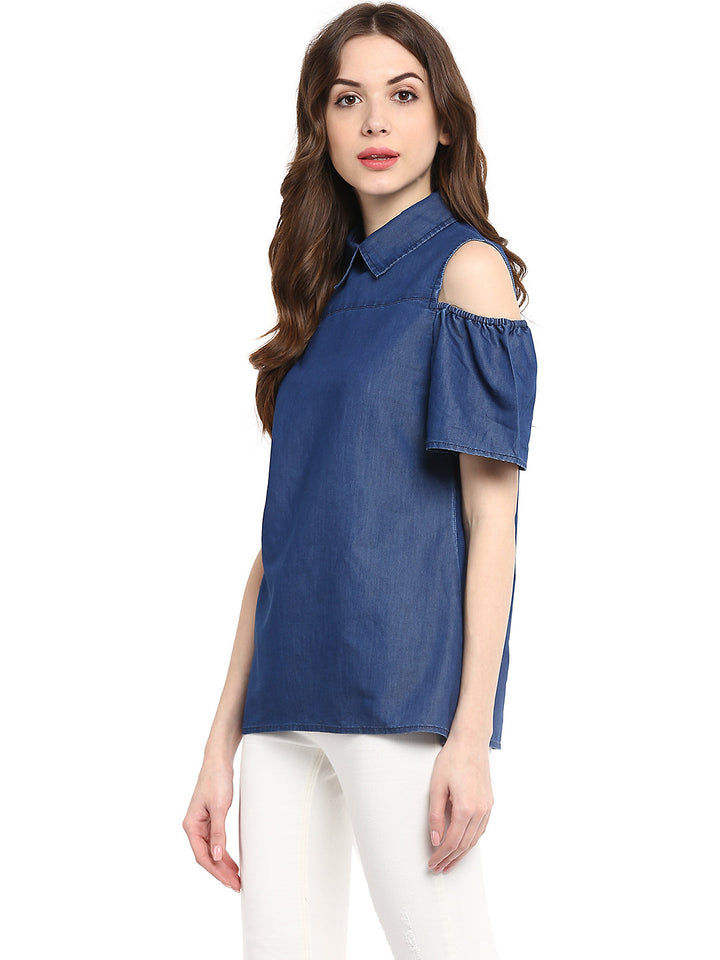Blue-Denim-Cold-Shoulder-Top