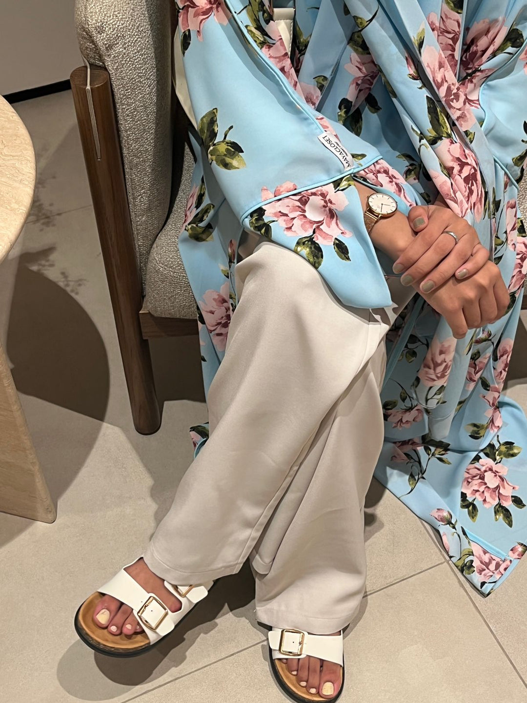 Blue-Georgette-Bluebell-Kimono-&-Sheila-Set-