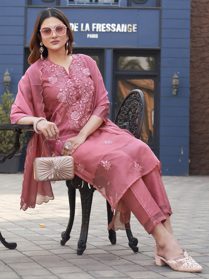 Blush-Pink-Organza-Embroidery-Straight-3-Piece-Kurta-Set