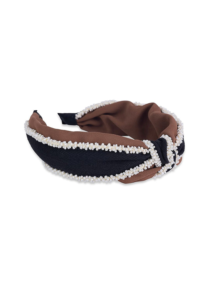 Brown-Fabric-&-Pearls-Modest-Pearl-Headband