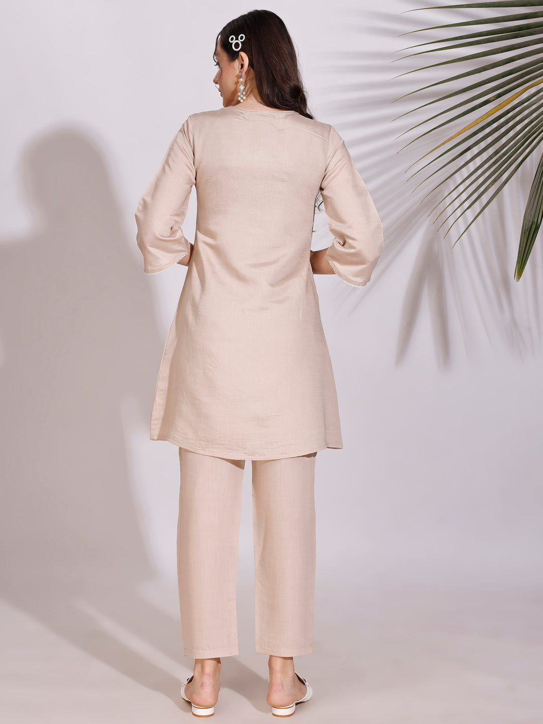 Brown-Embroidered-Thread-Work-Co-Ord-Set