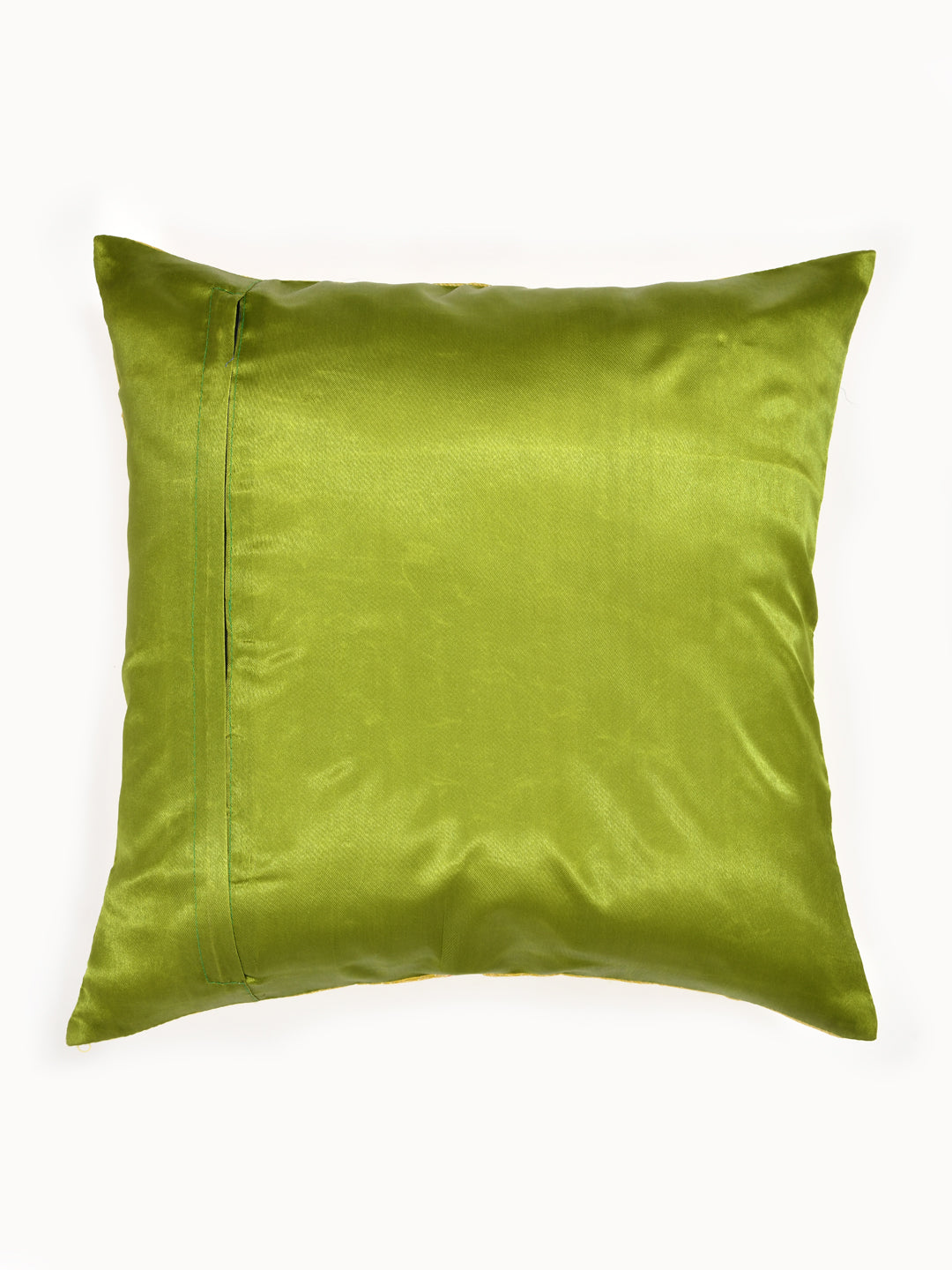 Yellow-Banarasi-Zari-Cushion-Cover