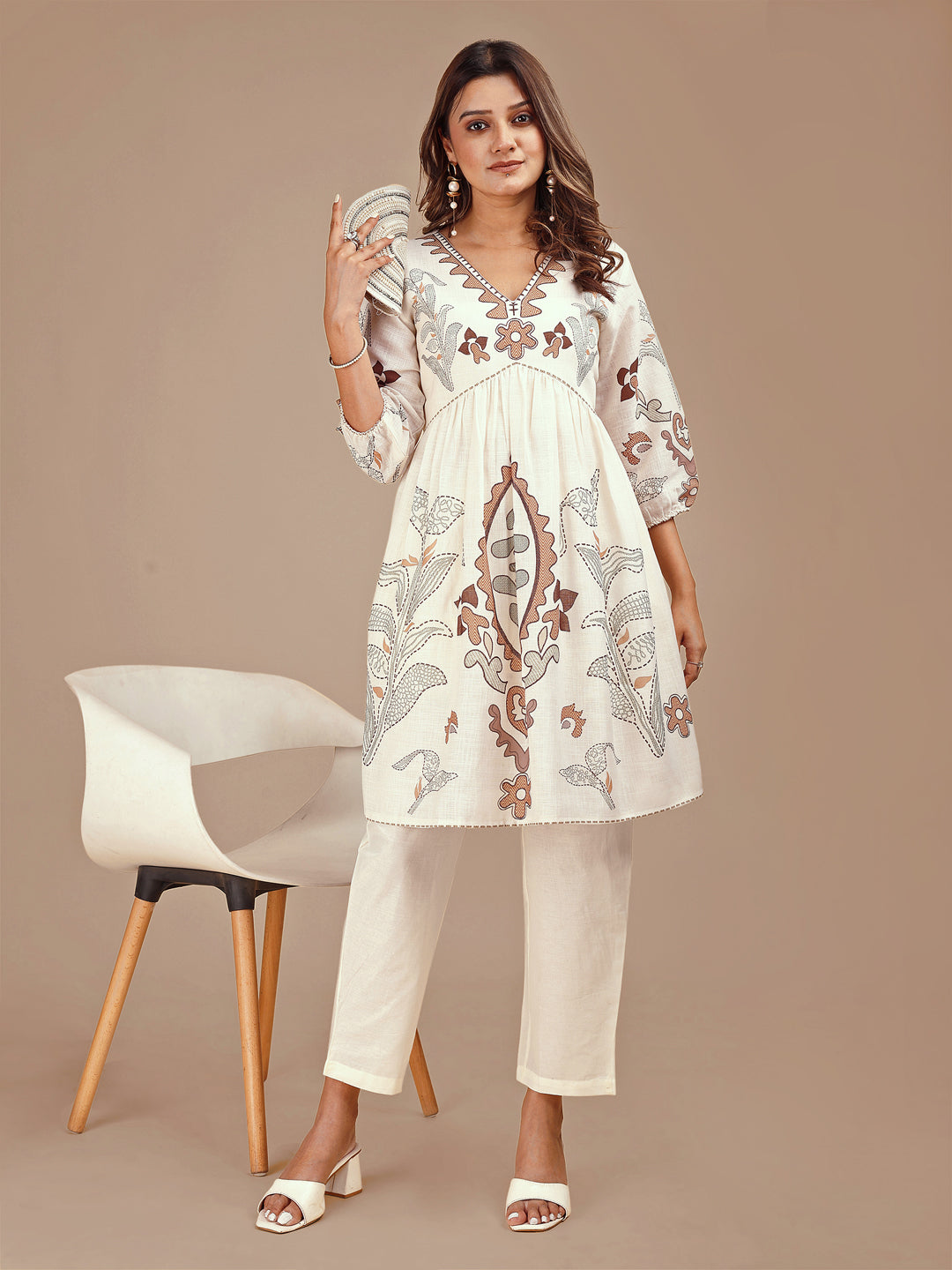 Off-White-Cotton-Printed-Co-ord-Set