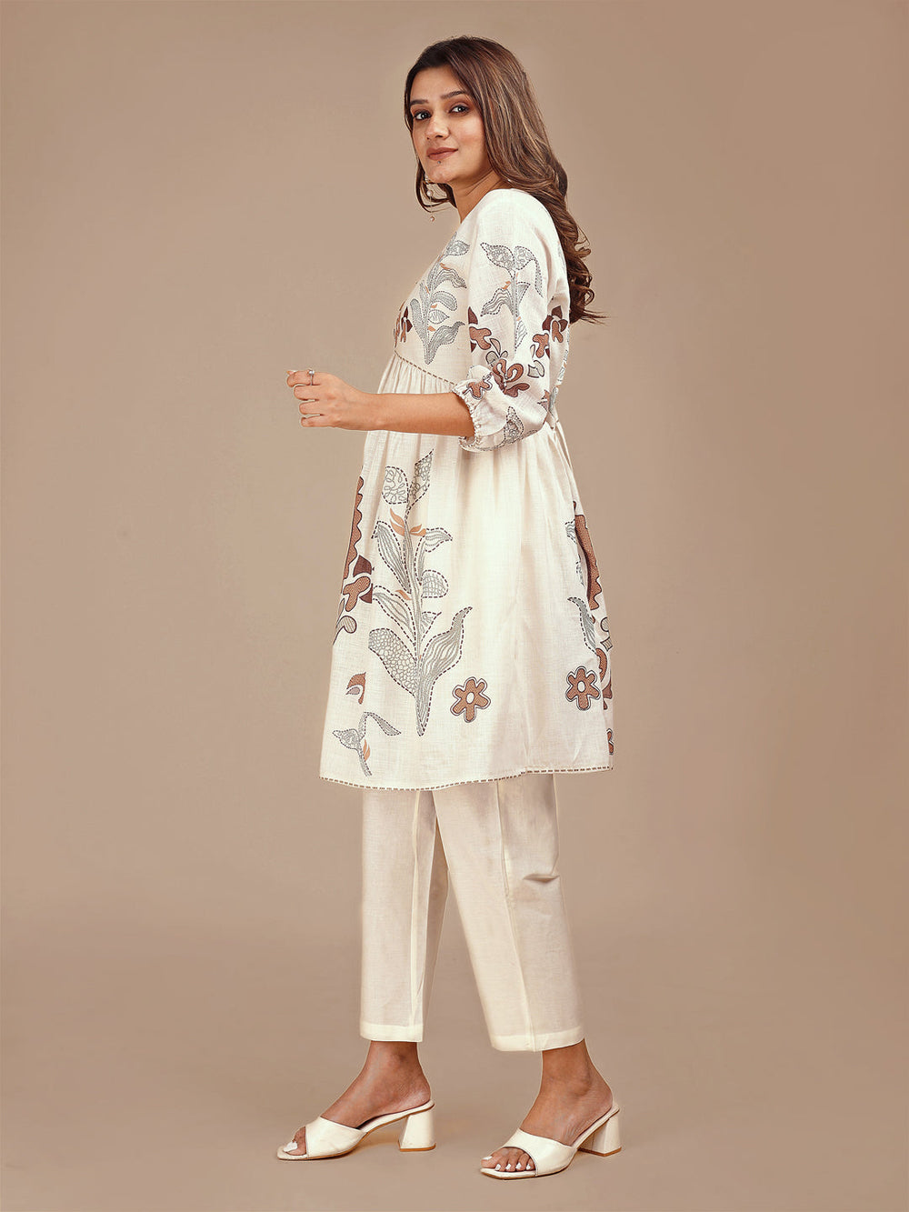 Off-White-Cotton-Printed-Co-ord-Set