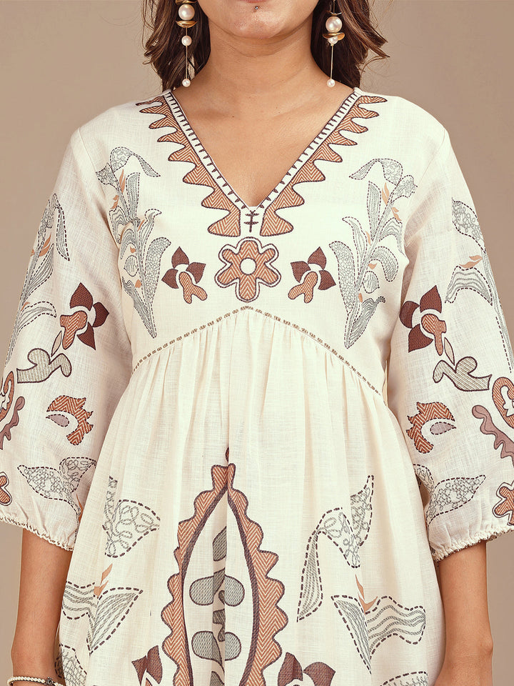 Off-White-Cotton-Printed-Co-ord-Set