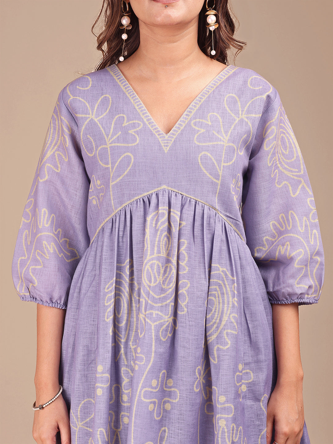 Lilac-&-Yellow-Cotton-Printed-Co-Ord-Set