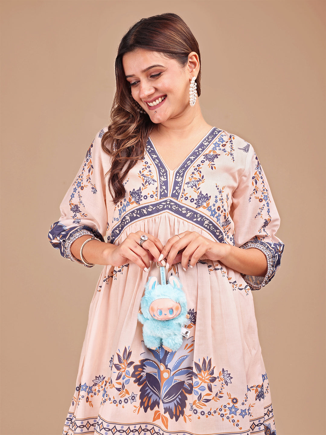 Peach-Cotton-Floral-Printed-Co-ord-Set