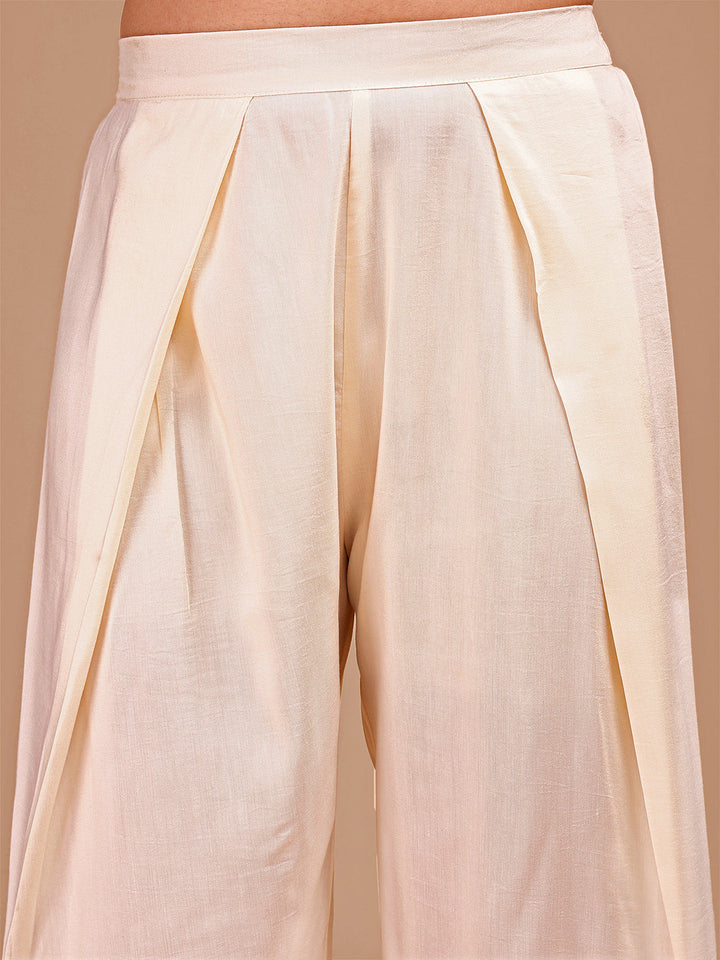 Brown-&-Cream-Silk-Embroidered-Co-ord-Set