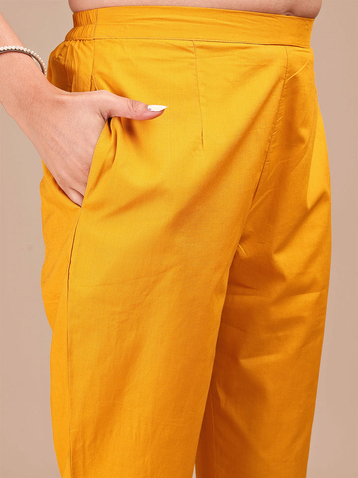 Mustard-Cotton-Contrast-Thread-Work-Co-ord-Set