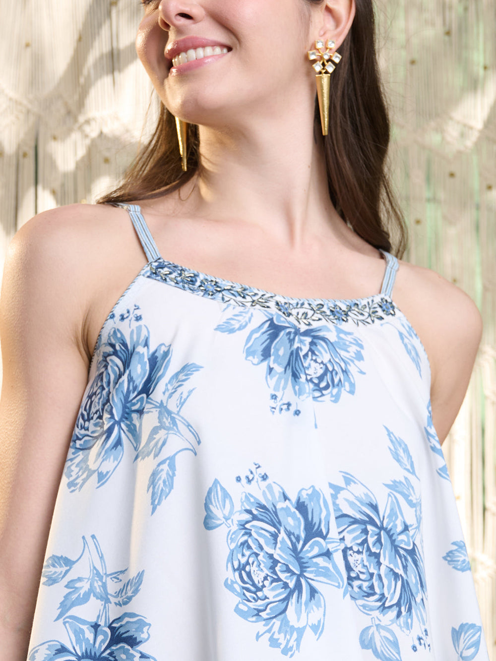 Blue-Rayon-Floral-Printed-Co-Ord-Set