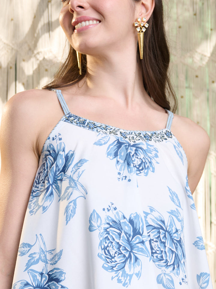 Blue-Rayon-Floral-Printed-Co-Ord-Set