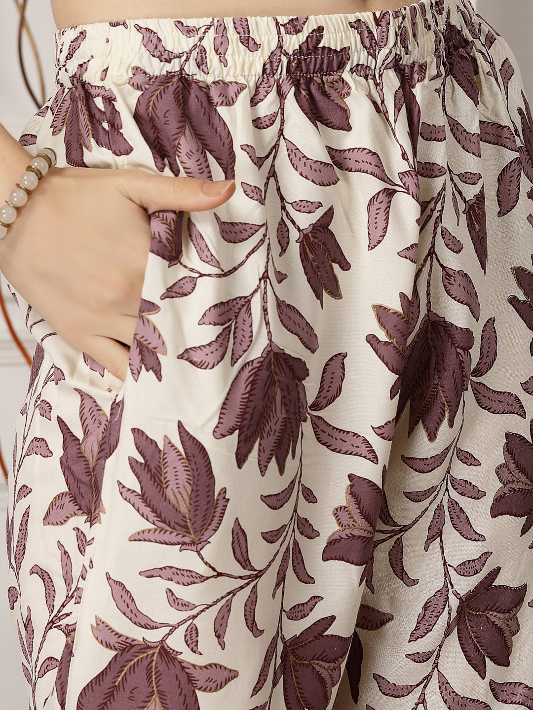 Mauve-Rayon-Floral-Printed-Co-Ord-Set