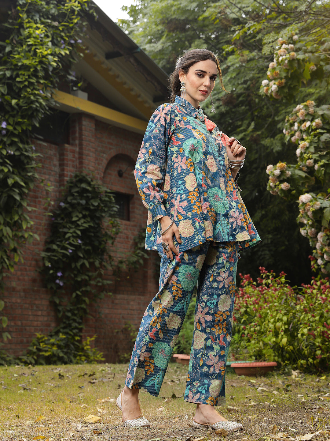 Multicolor-Cotton-Floral-Printed-Co-Ord-Set