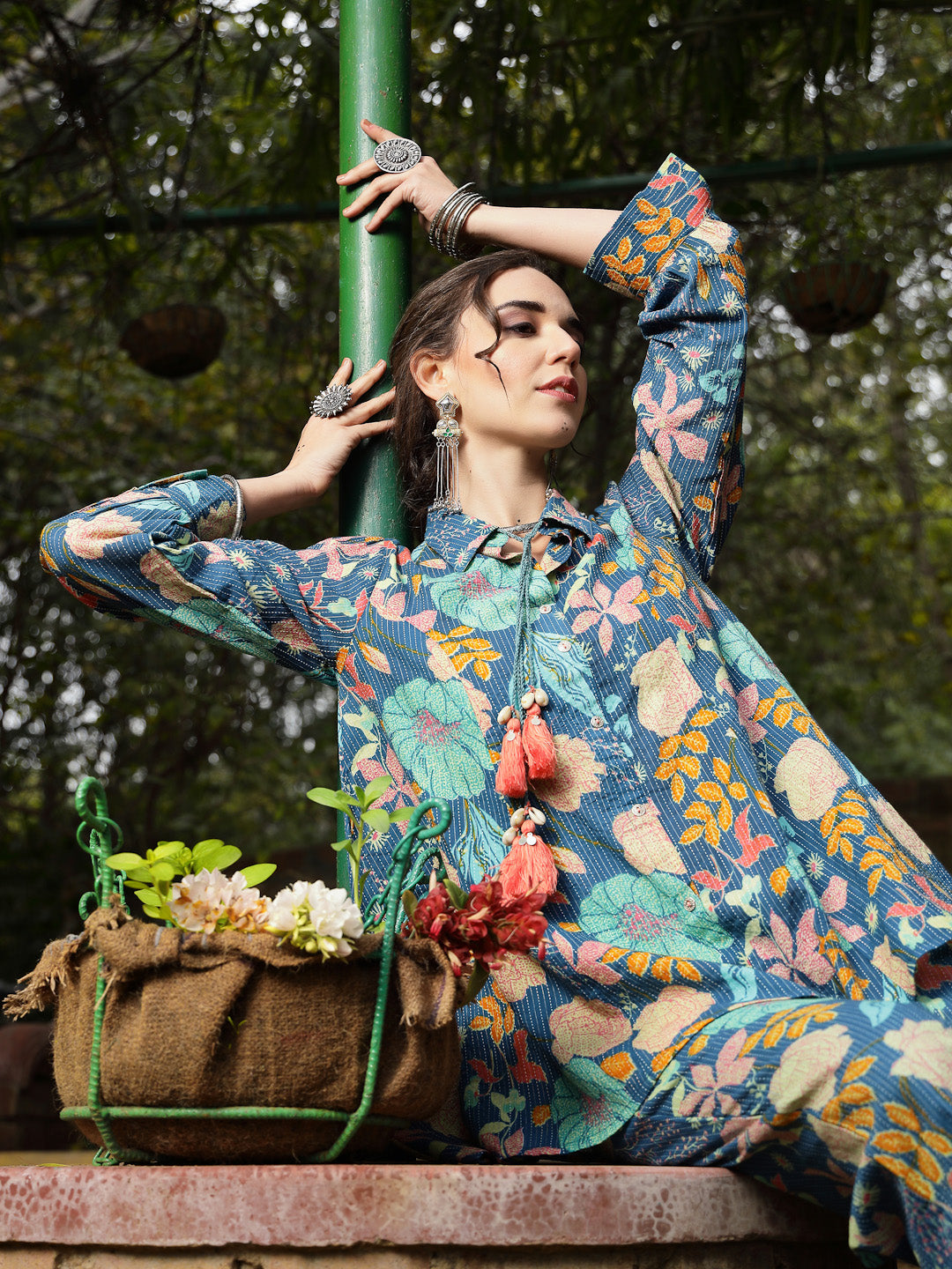 Multicolor-Cotton-Floral-Printed-Co-Ord-Set