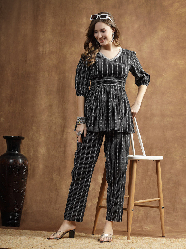 Blak-Cotton-Woven-Design-Co-Ord-Set