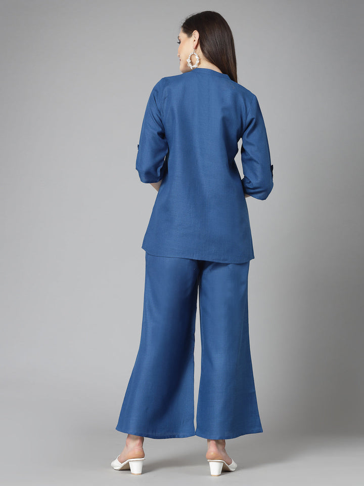 Blue-Cotton-Co-Ord-Set
