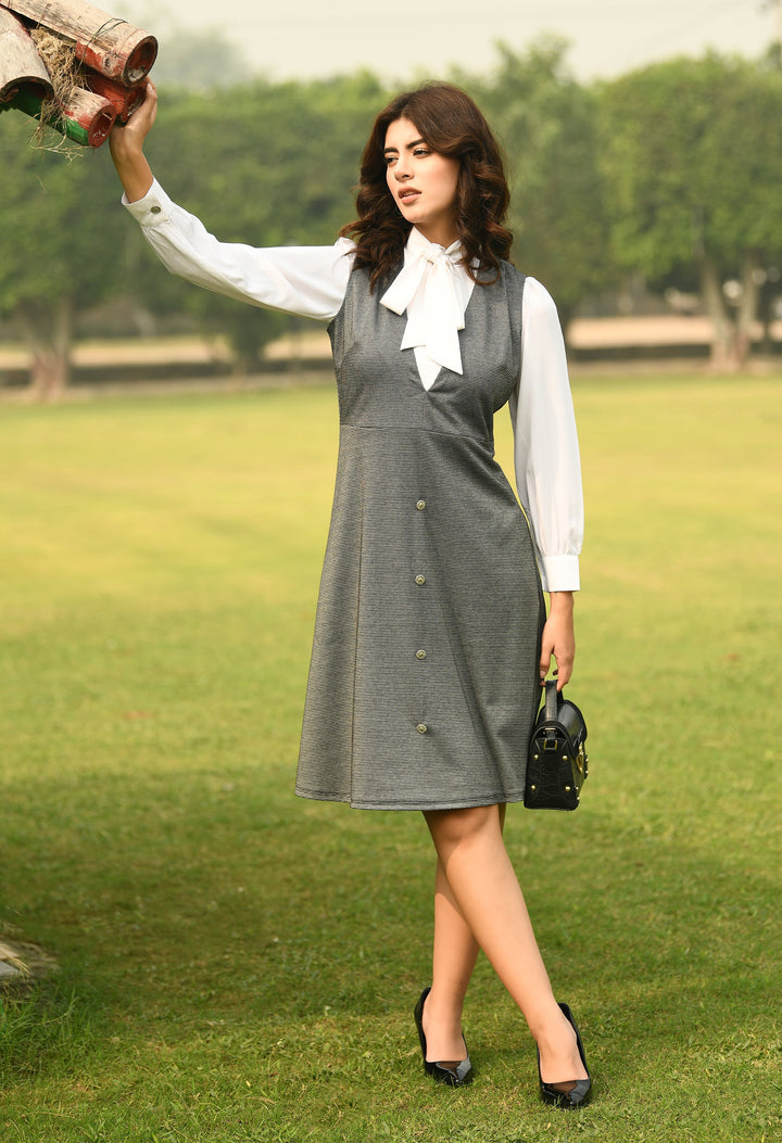 Charcoal-Black-Vertex-Tie-Up-Pinafore-Dress