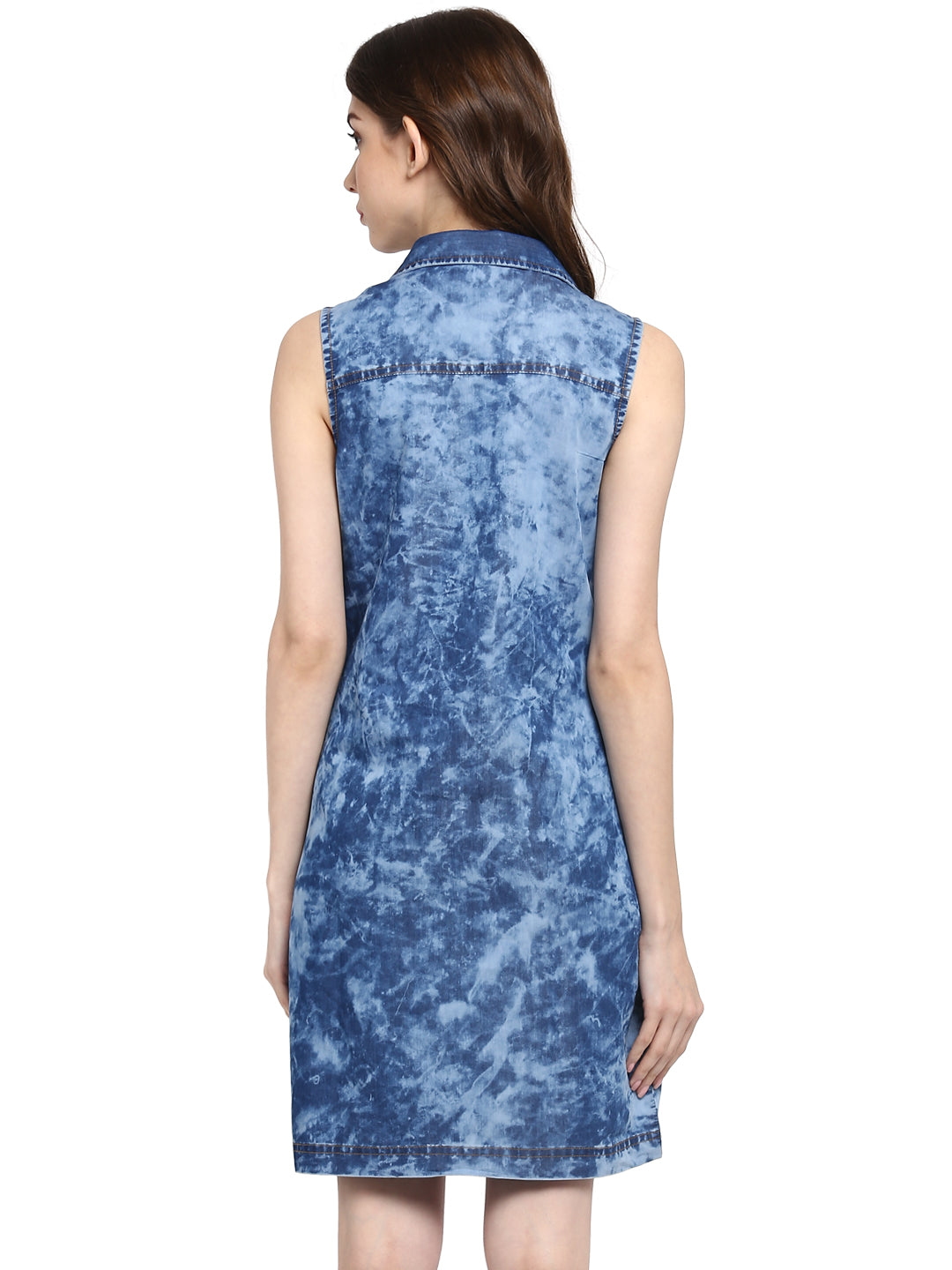 Cloud-Wash-Blue-Denim--Zip-Mini-Dress