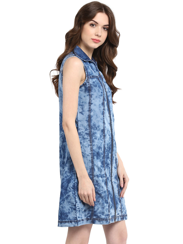 Cloud-Wash-Blue-Denim--Zip-Mini-Dress