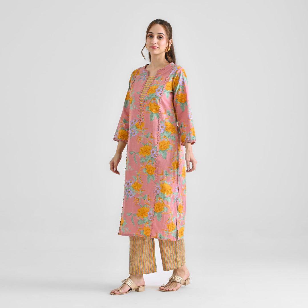 Dusty-Pink-Cotton-Floral-Sanganeri-Kurta