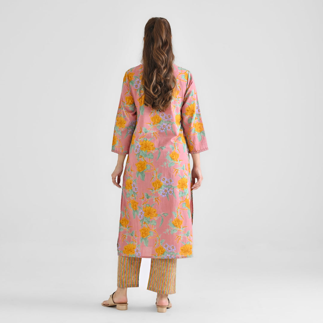 Dusty-Pink-Cotton-Floral-Sanganeri-Kurta