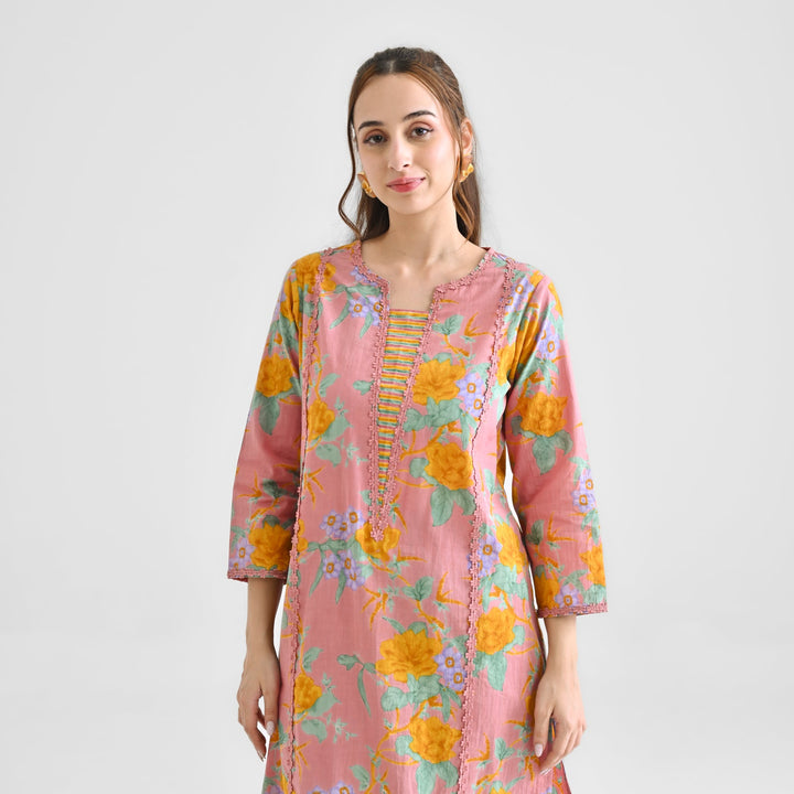 Dusty-Pink-Cotton-Floral-Sanganeri-Kurta