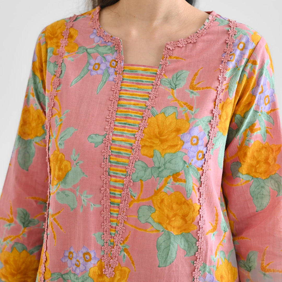 Dusty-Pink-Cotton-Floral-Sanganeri-Kurta