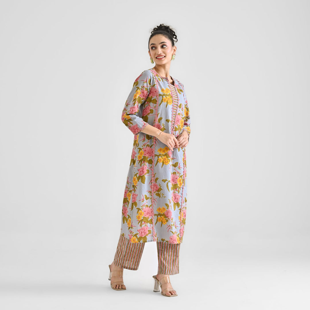 Powder-Blue-Cotton-Lace-Detail-Kurta