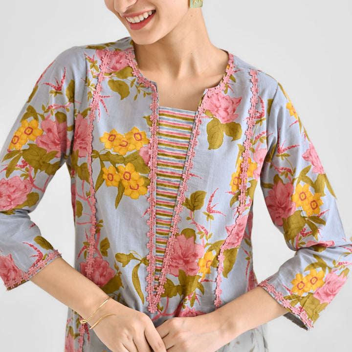 Powder-Blue-Cotton-Lace-Detail-Kurta