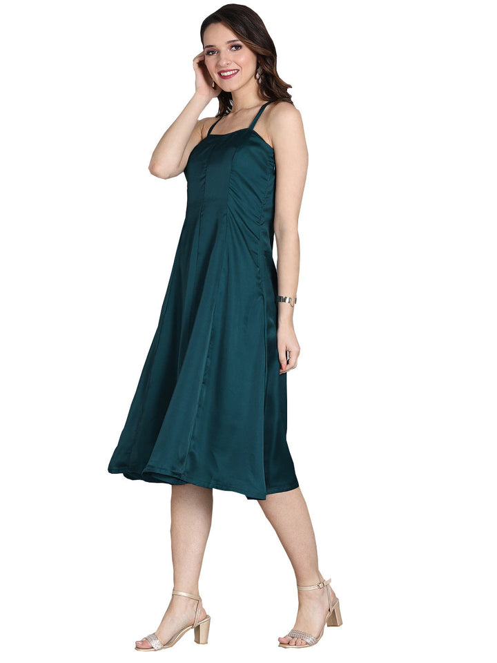Custom-Made-Green-Coat-Styled-Dress