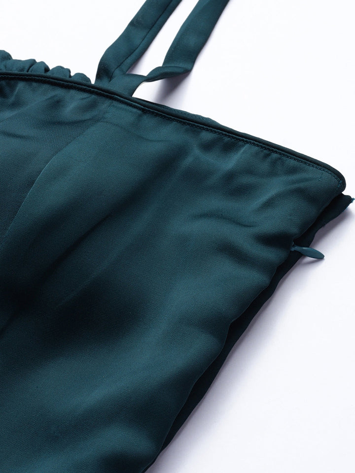 Custom-Made-Green-Coat-Styled-Dress