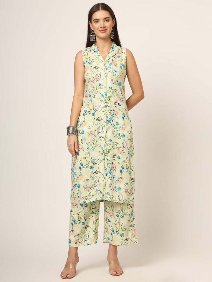 Cream-Rayon-Floral-Printed-Straight-2-Piece-Kurta-Set